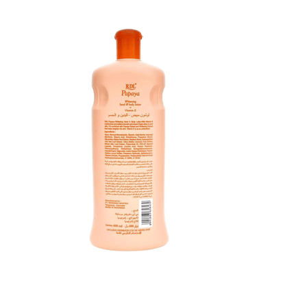 RDL papaya hand&body lotion 600ml