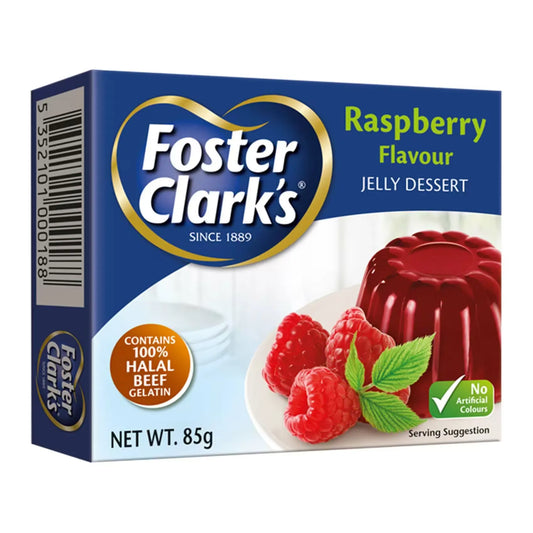 Foster clarks respberry jelly 80g