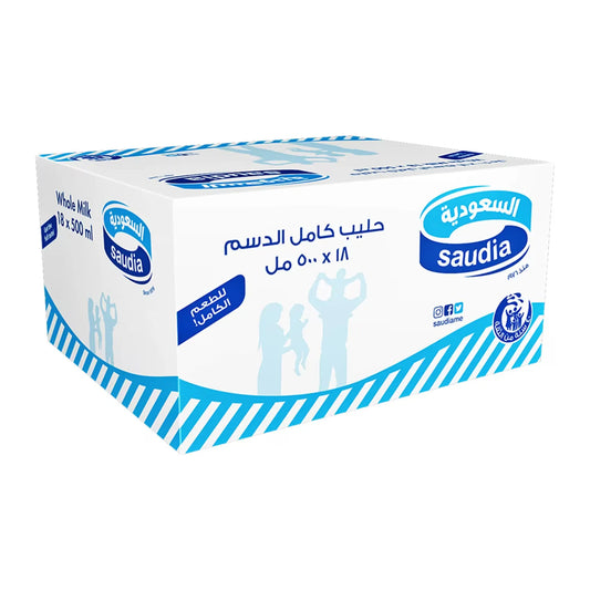 SAUDIA MILK 18*500ML