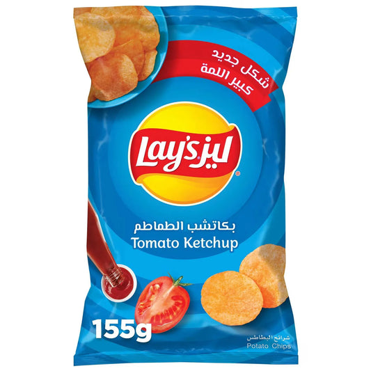 Lay’s Tomato Ketchup Potato Chips, 155g