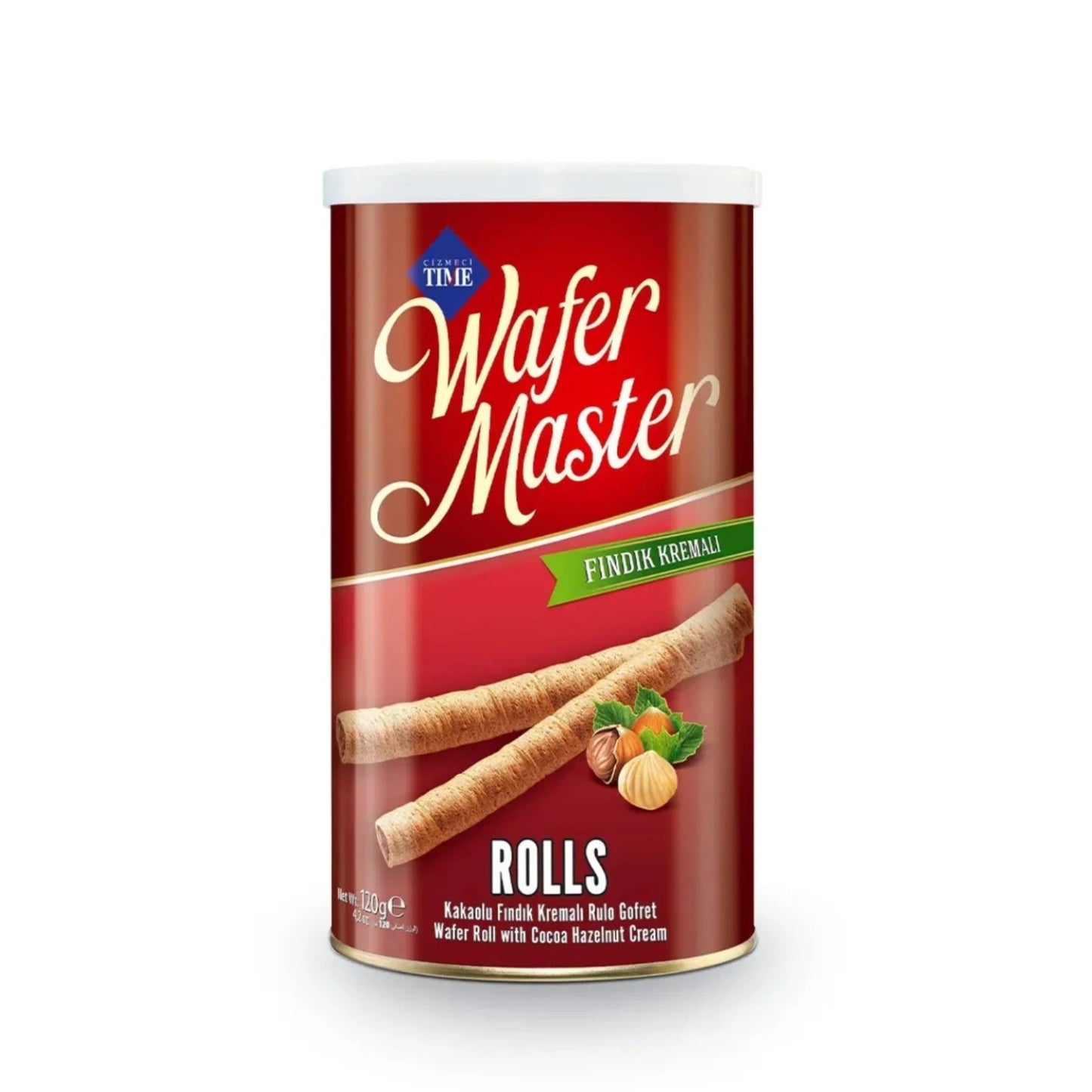 Wafer Master findik kremali rolls 120g