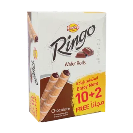 Ringo wafer rolls chocolate hazelnut cream 12×192g