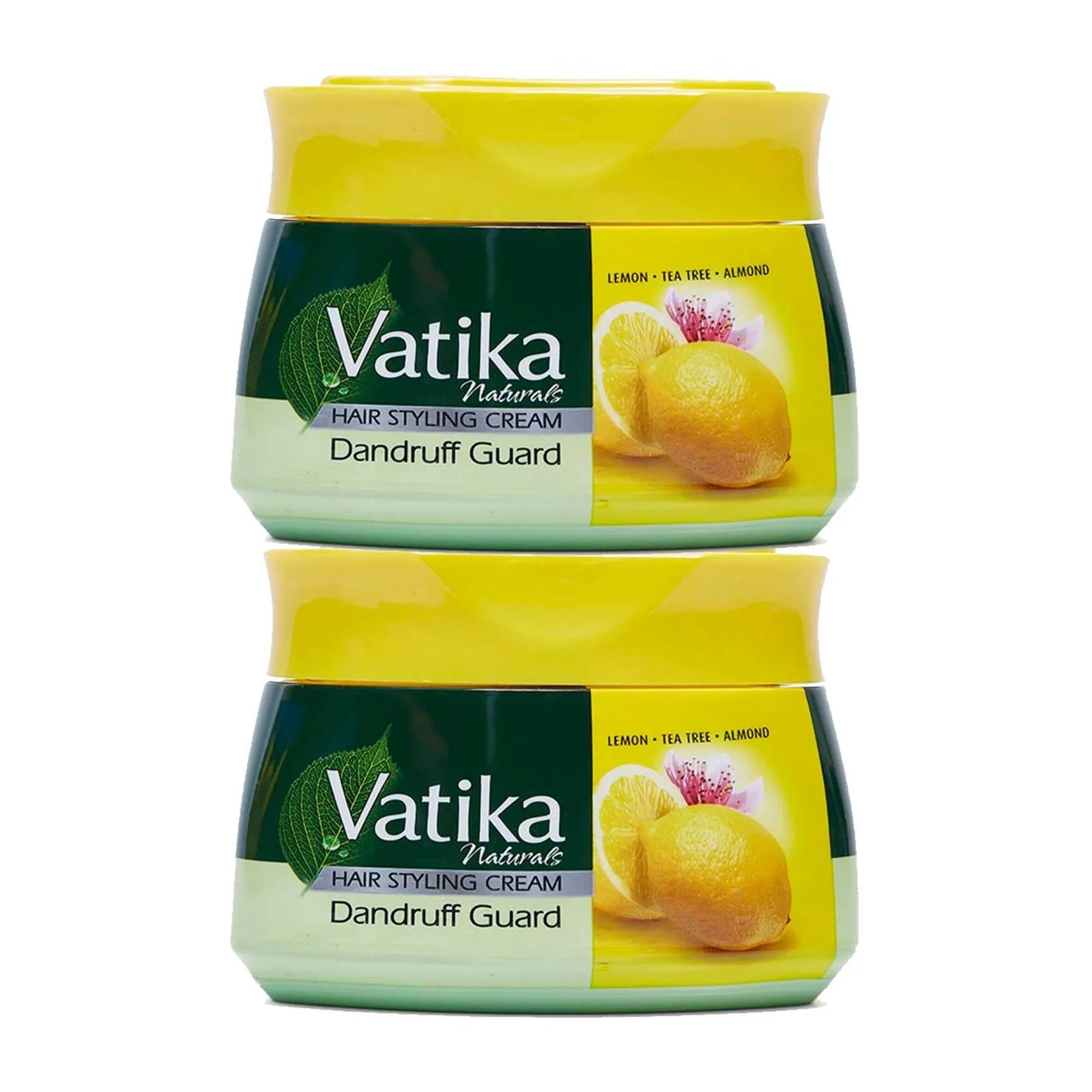 Vatika hair styling cream dandruff guard lemon , tea free & almond 1x140m