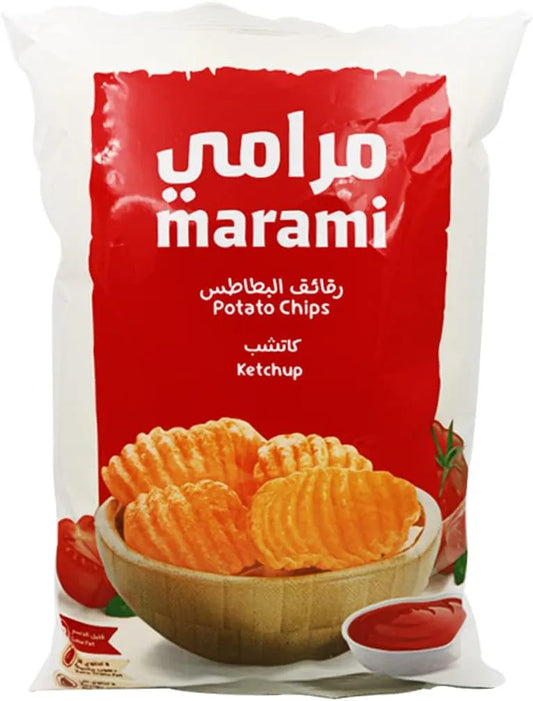 Marami Wavy Chips Ketchup 100Gm