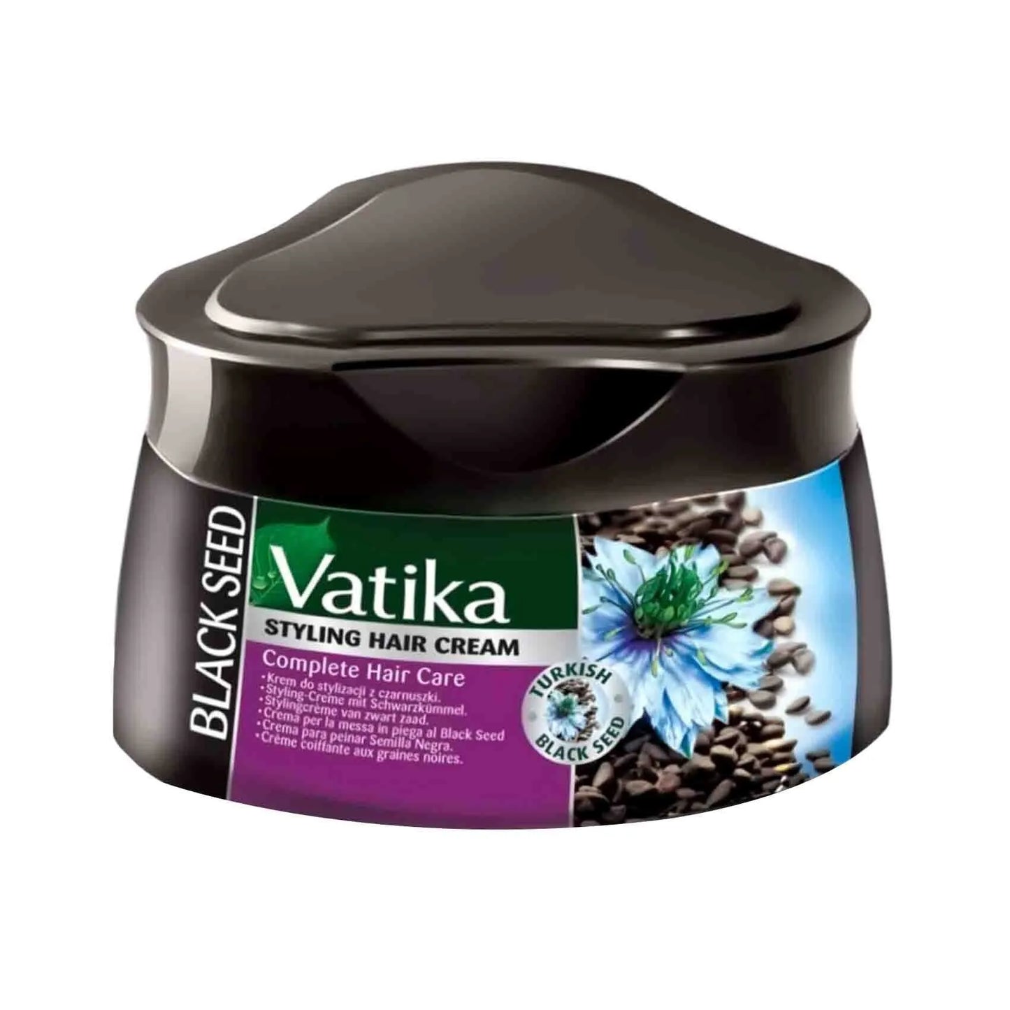 Vatika hair styling cream dandruff guard lemon , tea free & almond 1x140m