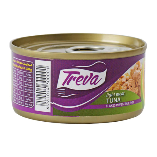 Treva light meat tuna vegetabel oil 170g