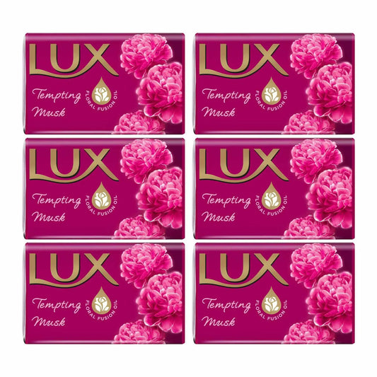 Lux soapbar tempting musk 120g x6