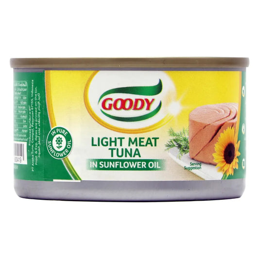 Goody light meat tuna in sun flower oil 90g