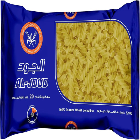 Al Joud Fusilli Pasta Macaroni No.20 400 g