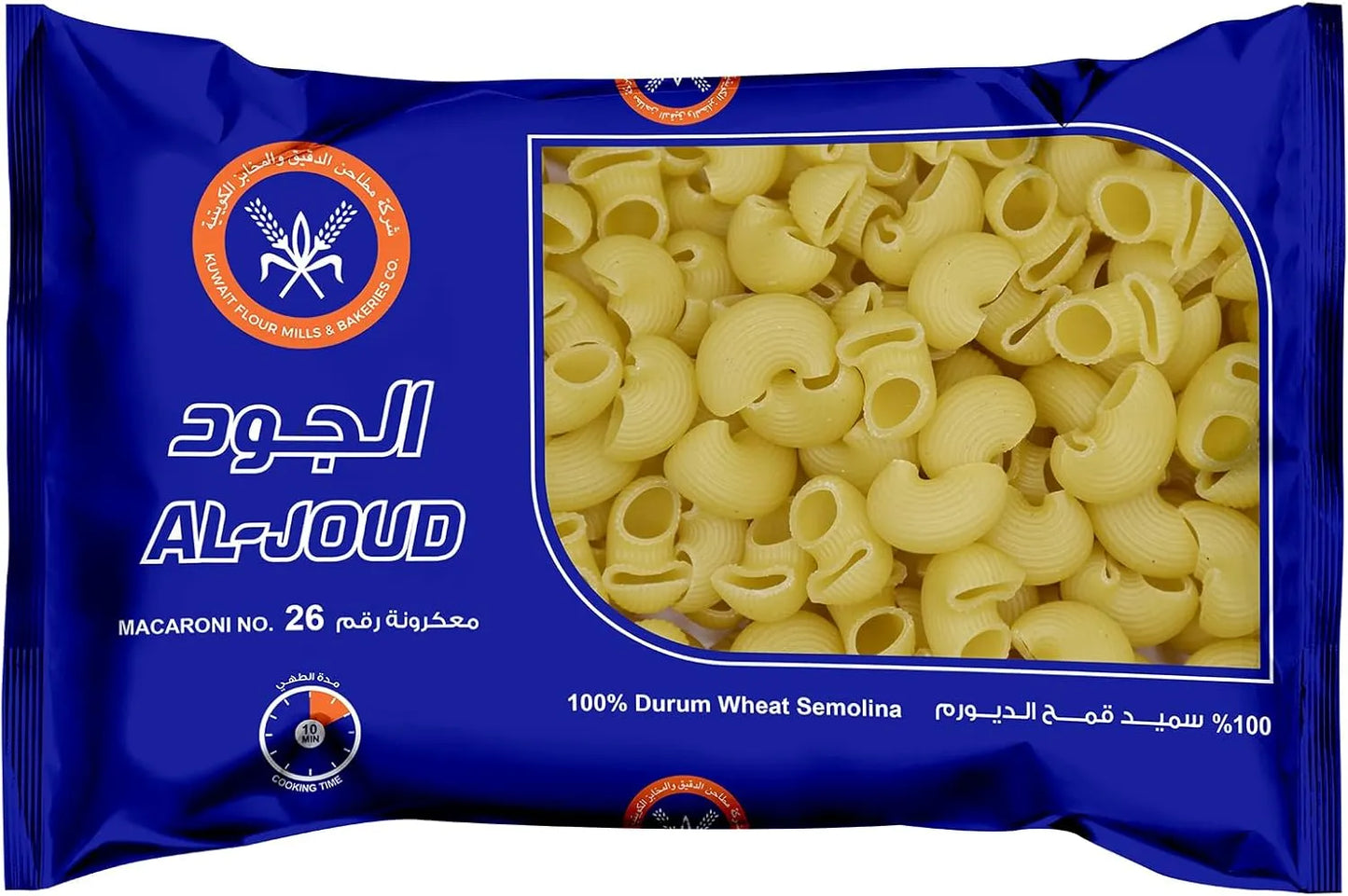 Al Joud Fusilli Pasta Macaroni No.26 400 g