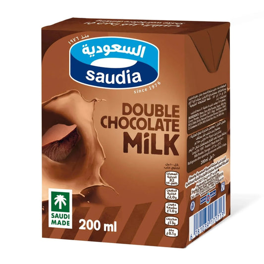 Saudia Double Chocolate Milk, 200 ml