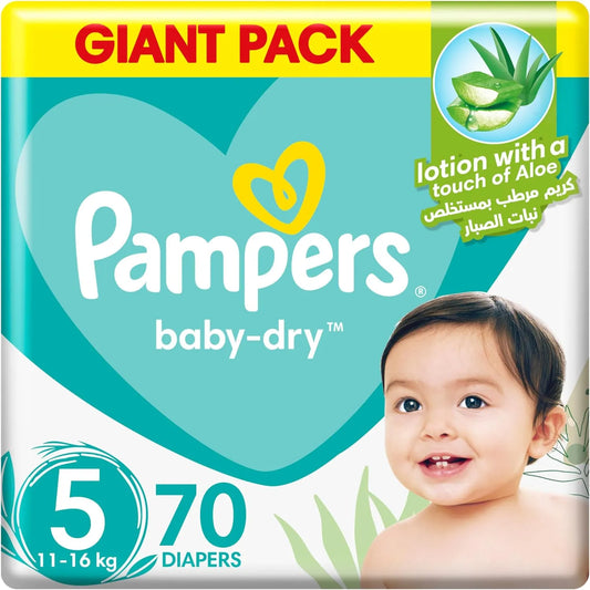 Pampers size 5, 11-16kg 70 Diapers