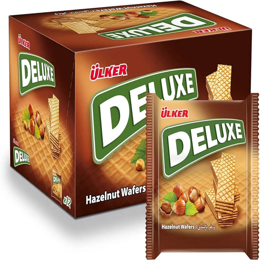 Ulker deluxe hazelnut wafers 12 pieces