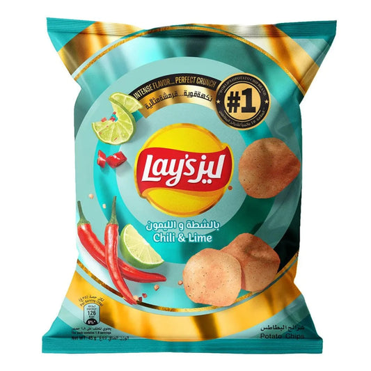 Lays Chips With Chili and Lemon 45 G