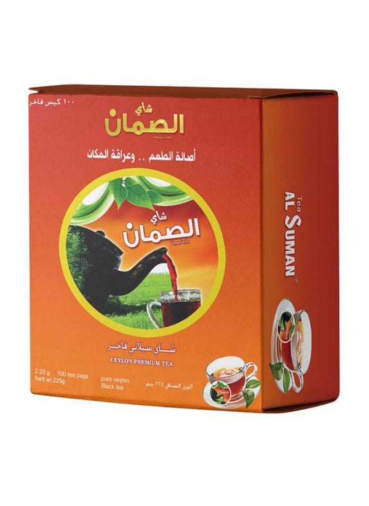 شای الصمان سیلانی فاخر 100کیس 225G