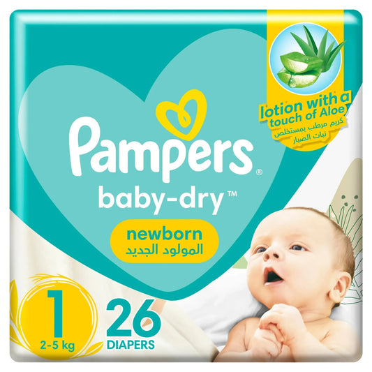 Pampers size 1, 2-5kg 26 Diapers